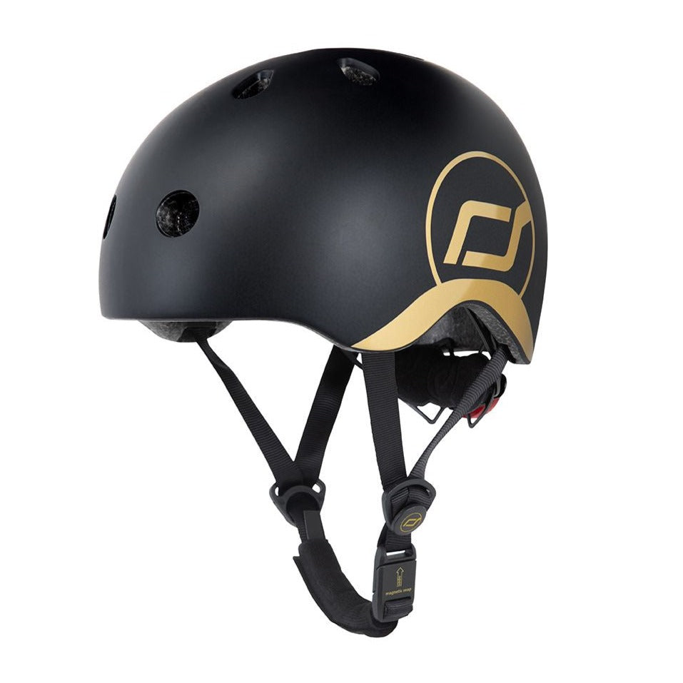 Gold store bike helmet