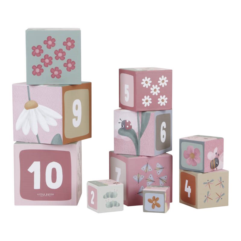 Little Dutch Stacking Blocks - Flowers & Butterflies