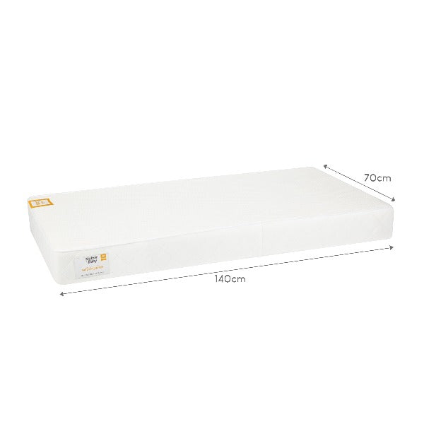 Cot bed mattress 140cm hotsell x 70cm