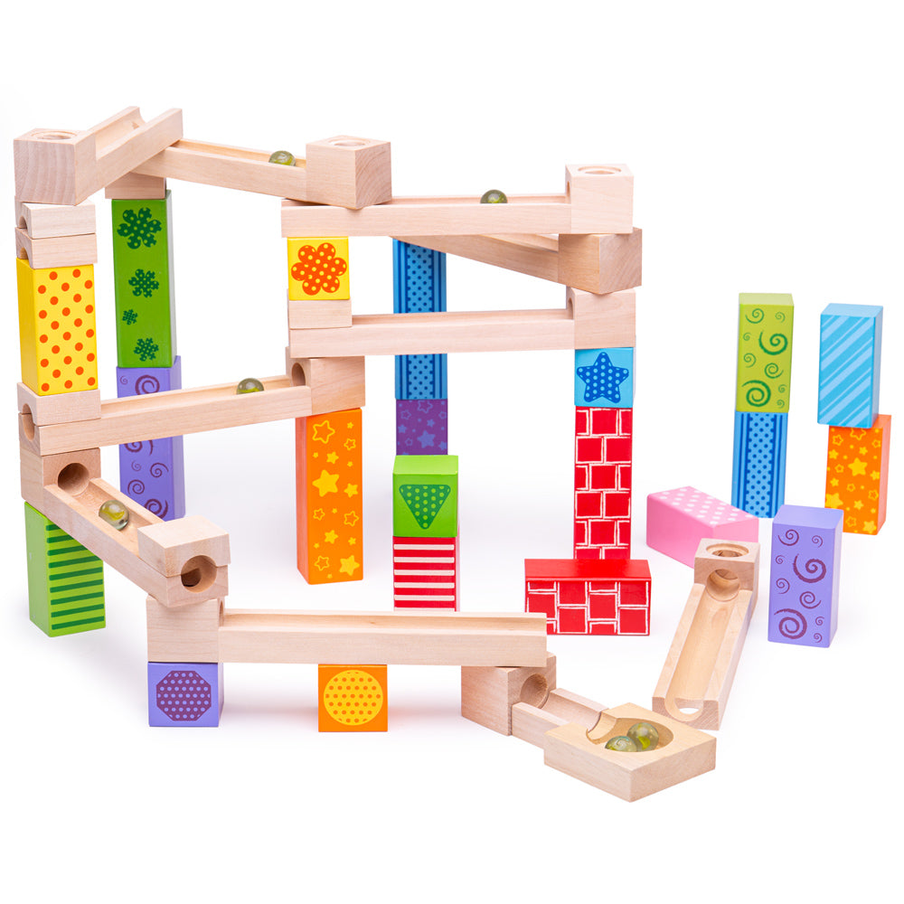 Bigjigs Toys Wooden Marble Run | Games | Scandiborn