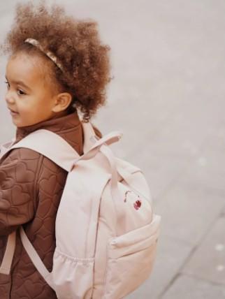 Konges Slojd Loma Kids Mini Backpack in Rose Blush Stylish