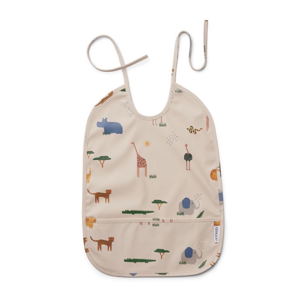 Liewood Lai Bib in Safari Sandy Mix