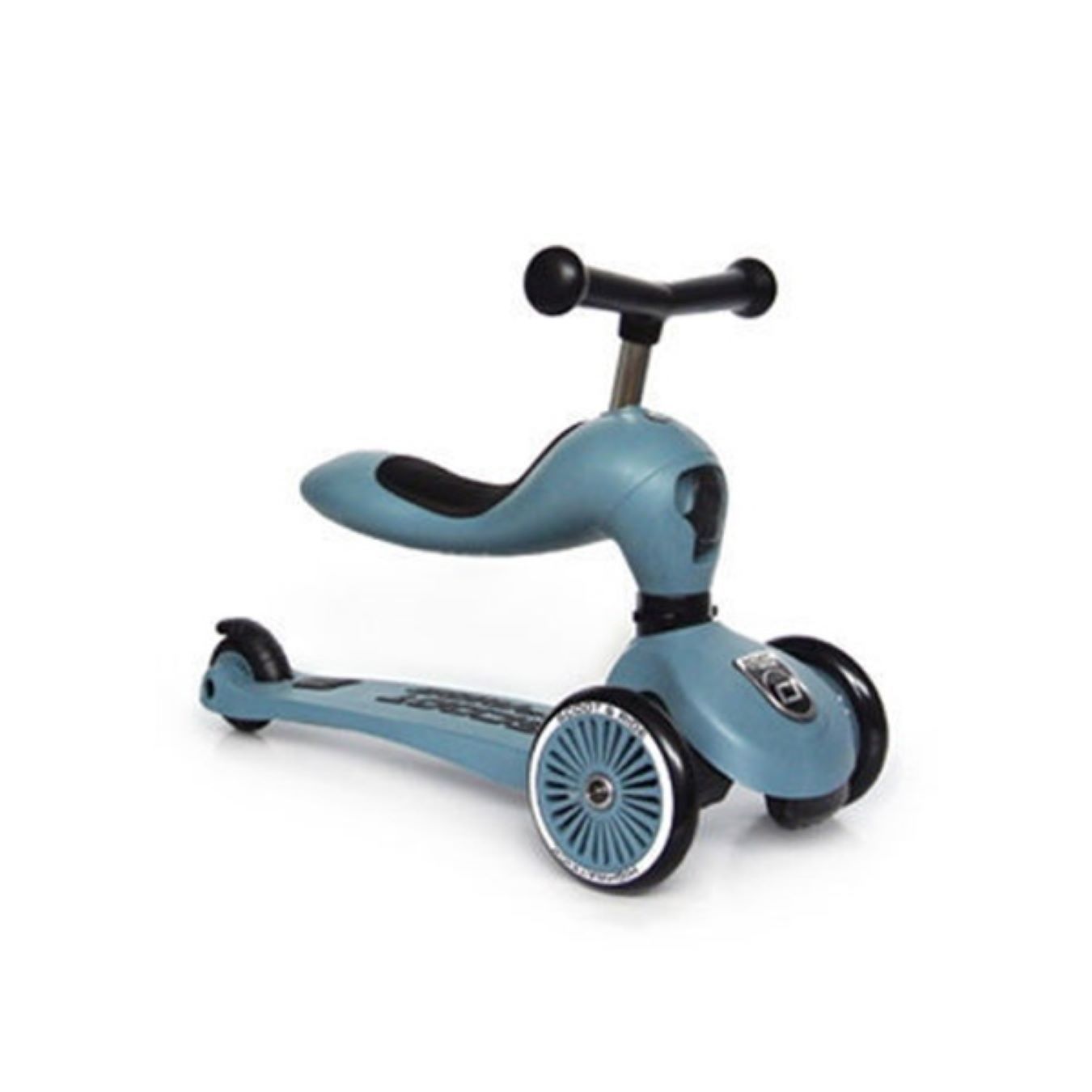 Kick Ride, Scoot & Ride Toddler Scooter in Steel Blue