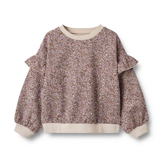 Wheat Lulle Sweatshirt - Lilac Flowers