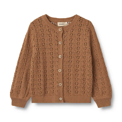 Wheat Celia Knitted Cardigan - Caramel