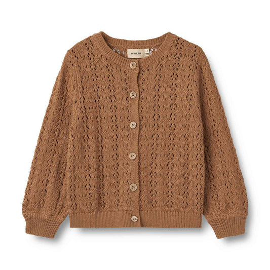 Wheat Celia Knitted Cardigan - Caramel