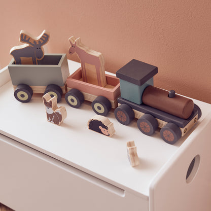 Kids Concept - Animal Wood Train