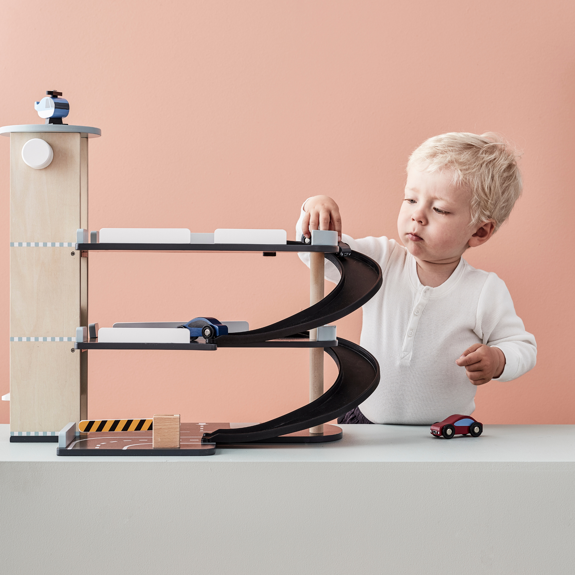 Kids Concept Wooden Toy Garage