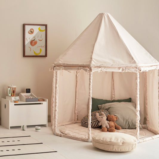 Kids Concept Pavilion Play Tent - Off White