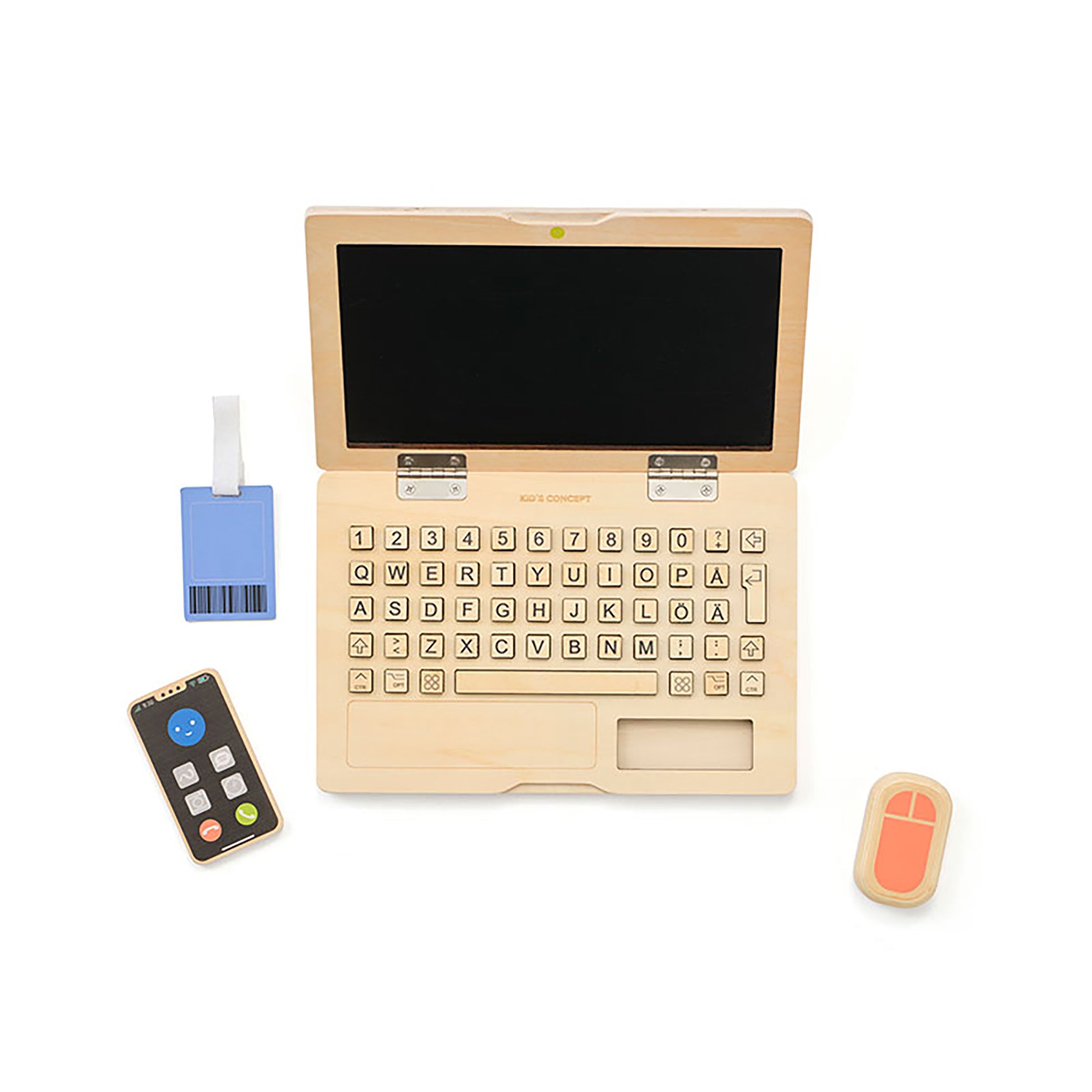 Kids Concept Wooden Computer Play Set