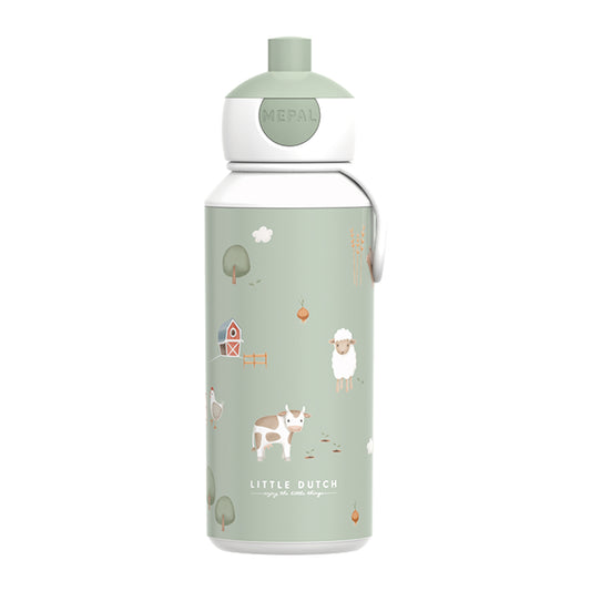 Little Dutch Drinking Bottle Pop Up 400ml - Little Farm