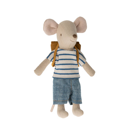 Maileg Big Brother Tricycle Mouse With Bag