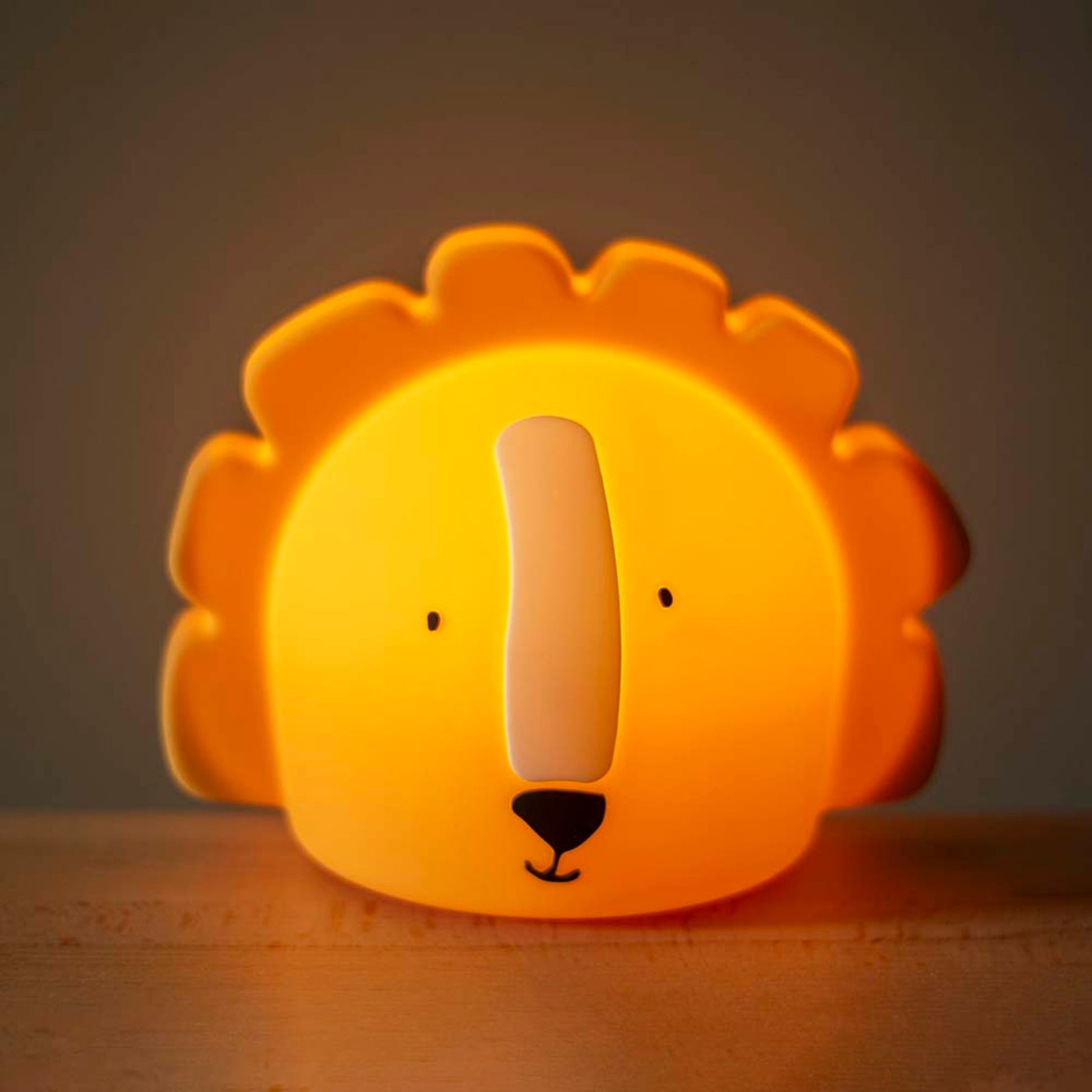 Trixie Nightlight - Mr Lion - Light Turned On