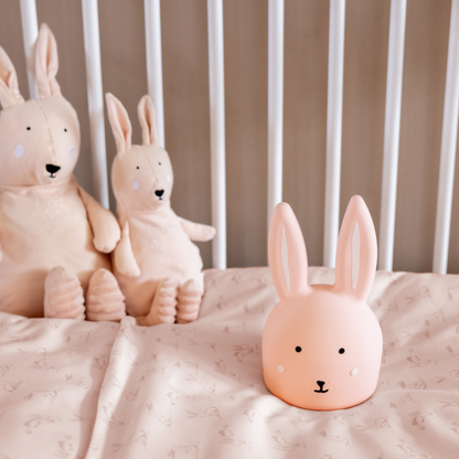 Trixie Nightlight - Mrs Rabbit - Pink silicone