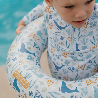 Little Dutch Swim Ring Ocean Dreams - Blue