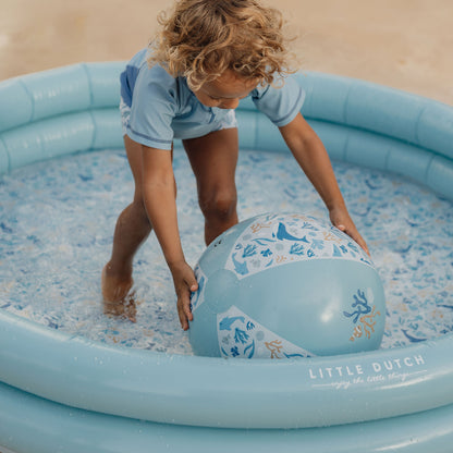 Little Dutch Paddling Pool 150cm - Ocean Dreams Blue