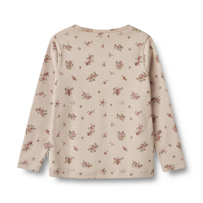 Wheat Mila Long Sleeve Pyjamas - Pale Lilac Flowers