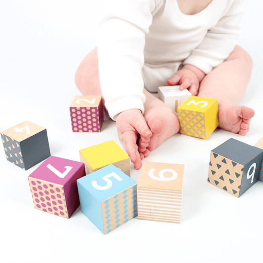 Bigjigs Toys Wooden Number Blocks