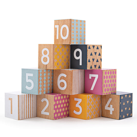 Bigjigs Toys Wooden Number Blocks