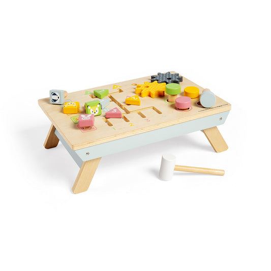 Bigjigs Toys Tabletop Wooden Activity Bench