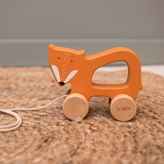 Trixie Wooden Pull Along Toy - Mr. Fox