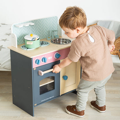 Bigjigs Toys Simply Scandi Wooden Play Kitchen