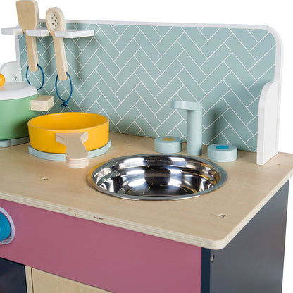 Bigjigs Toys Simply Scandi Wooden Play Kitchen