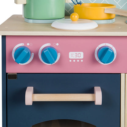 Bigjigs Toys Simply Scandi Wooden Play Kitchen