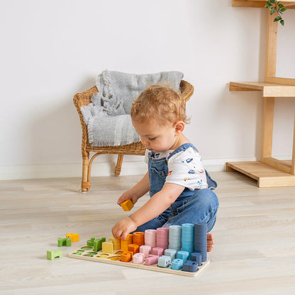 Bigjigs Toys 1-10 Wooden Counting Board