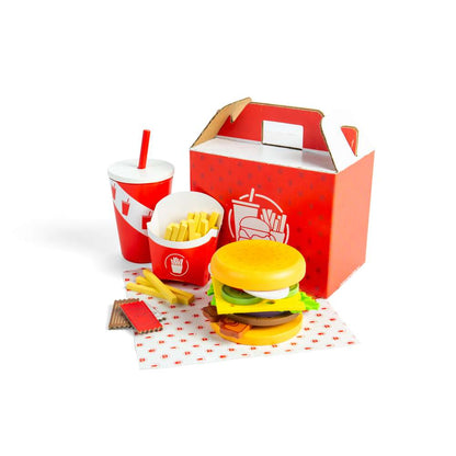 Bigjigs Toys Burger And Fries Set