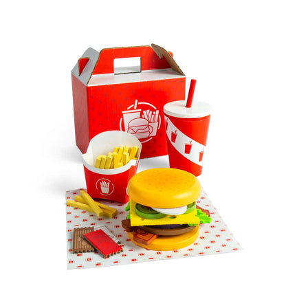 Bigjigs Toys Burger And Fries Set