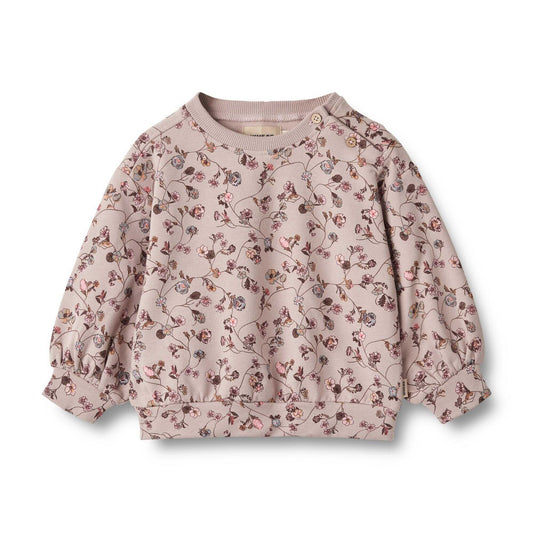 Wheat Baby Lia Sweatshirt - Dry Rose Flower Vine