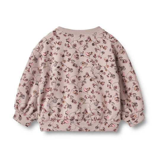 Wheat Baby Lia Sweatshirt - Dry Rose Flower Vine