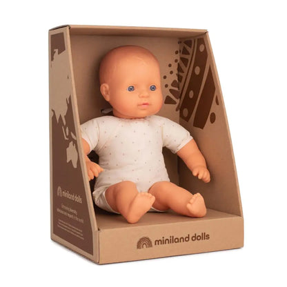 Miniland Caucasian Soft Body Baby Doll