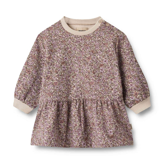 Wheat Baby Zenia Jumper Dress - Lilac Flowers