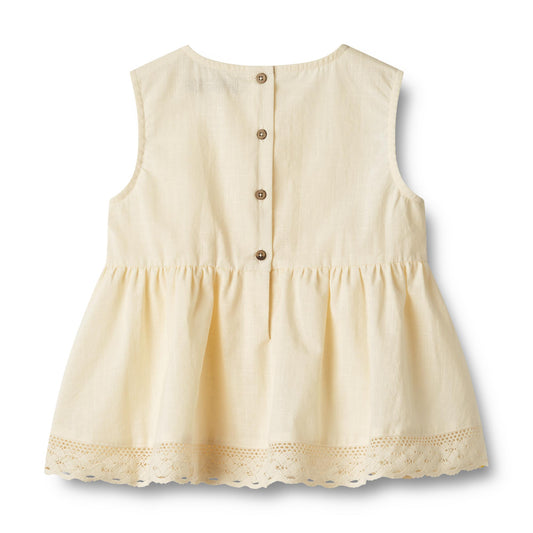 Wheat Hannah Lace Top - Shell