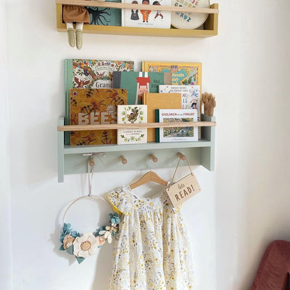 Autumns Corner - The Colour Pop Peg Rail Bookshelf