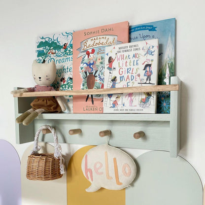 Autumns Corner - The Colour Pop Peg Rail Bookshelf