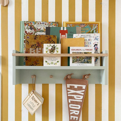 Autumns Corner - The Colour Pop Peg Rail Bookshelf