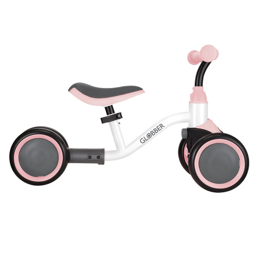 Globber Learning Bike - White/Pastel Pink