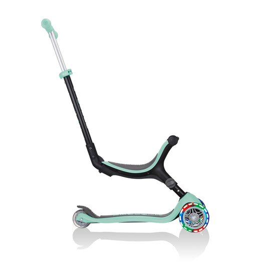 Globber Go Up Foldable Scooter With Lights - Mint
