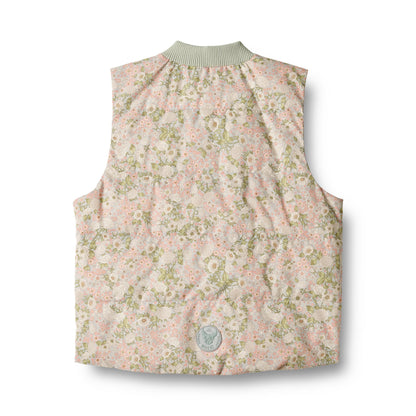 Wheat Summer Puffer Waistcoat Andre - Sea Salt Roses