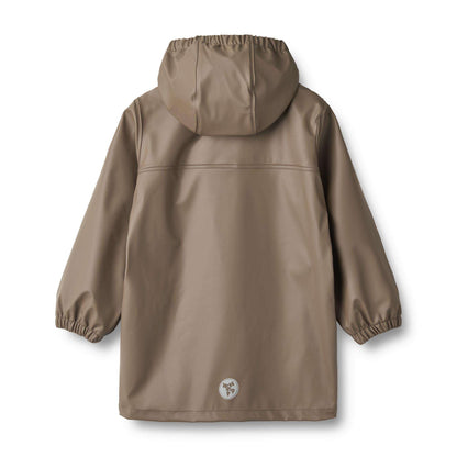 Wheat Finley Waterproof Rain Jacket - Dry Wood