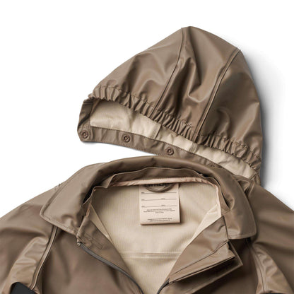 Wheat Finley Waterproof Rain Jacket - Dry Wood