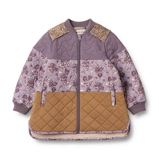 Wheat Hadis Thermo Jacket - Lilac Tulips