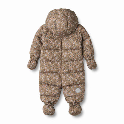 Wheat Baby Edem Snowsuit - Caramel Anemones