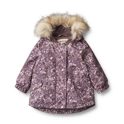 Wheat Baby Mathilde Waterproof Tech Jacket - Purple Tulips