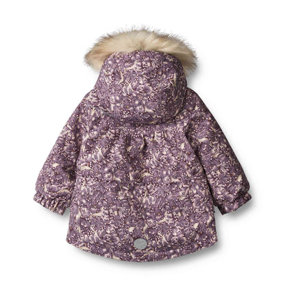 Wheat Baby Mathilde Waterproof Tech Jacket - Purple Tulips