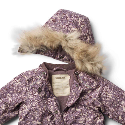 Wheat Baby Mathilde Waterproof Tech Jacket - Purple Tulips