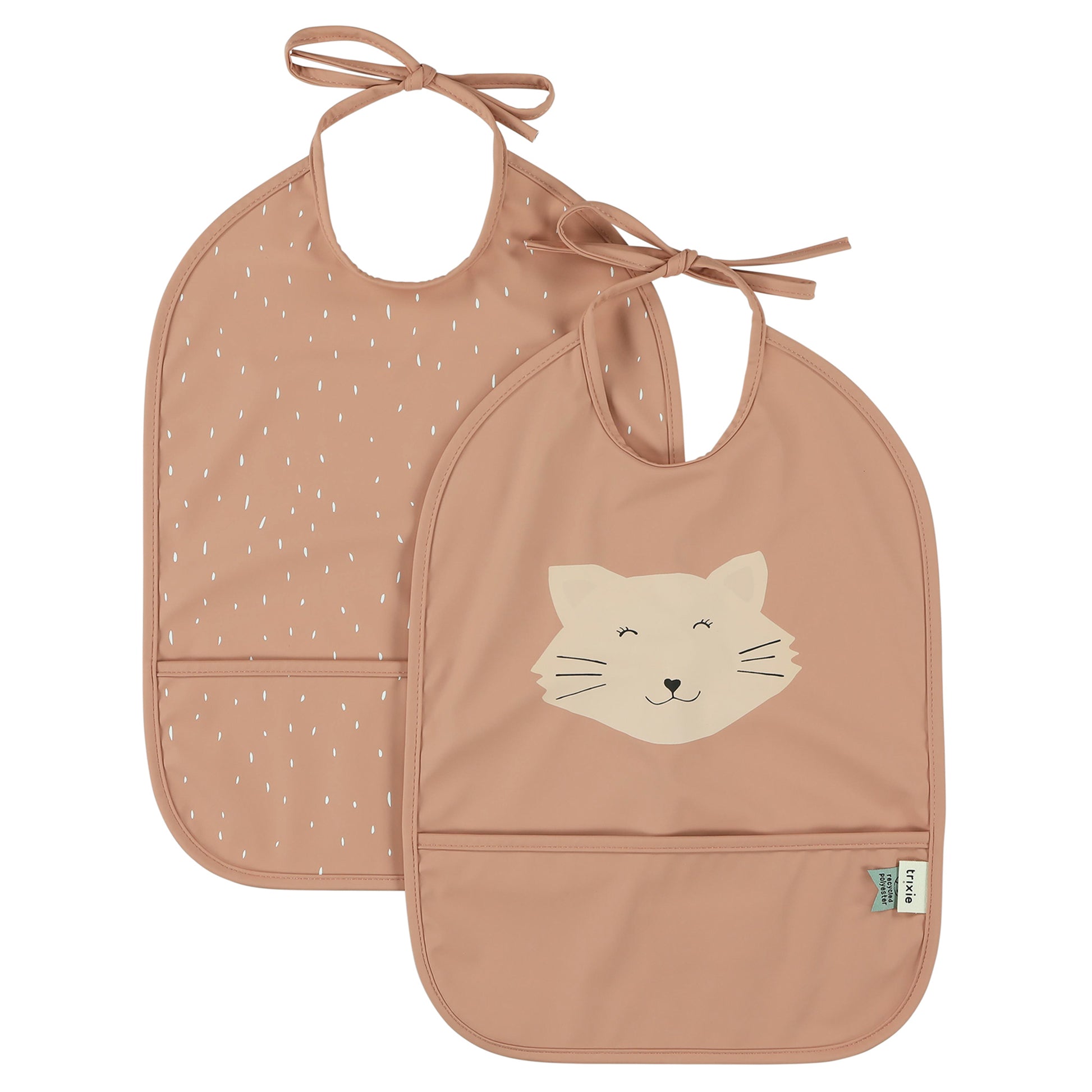 Trixie Waterproof bib 2-pack - Mrs. Cat